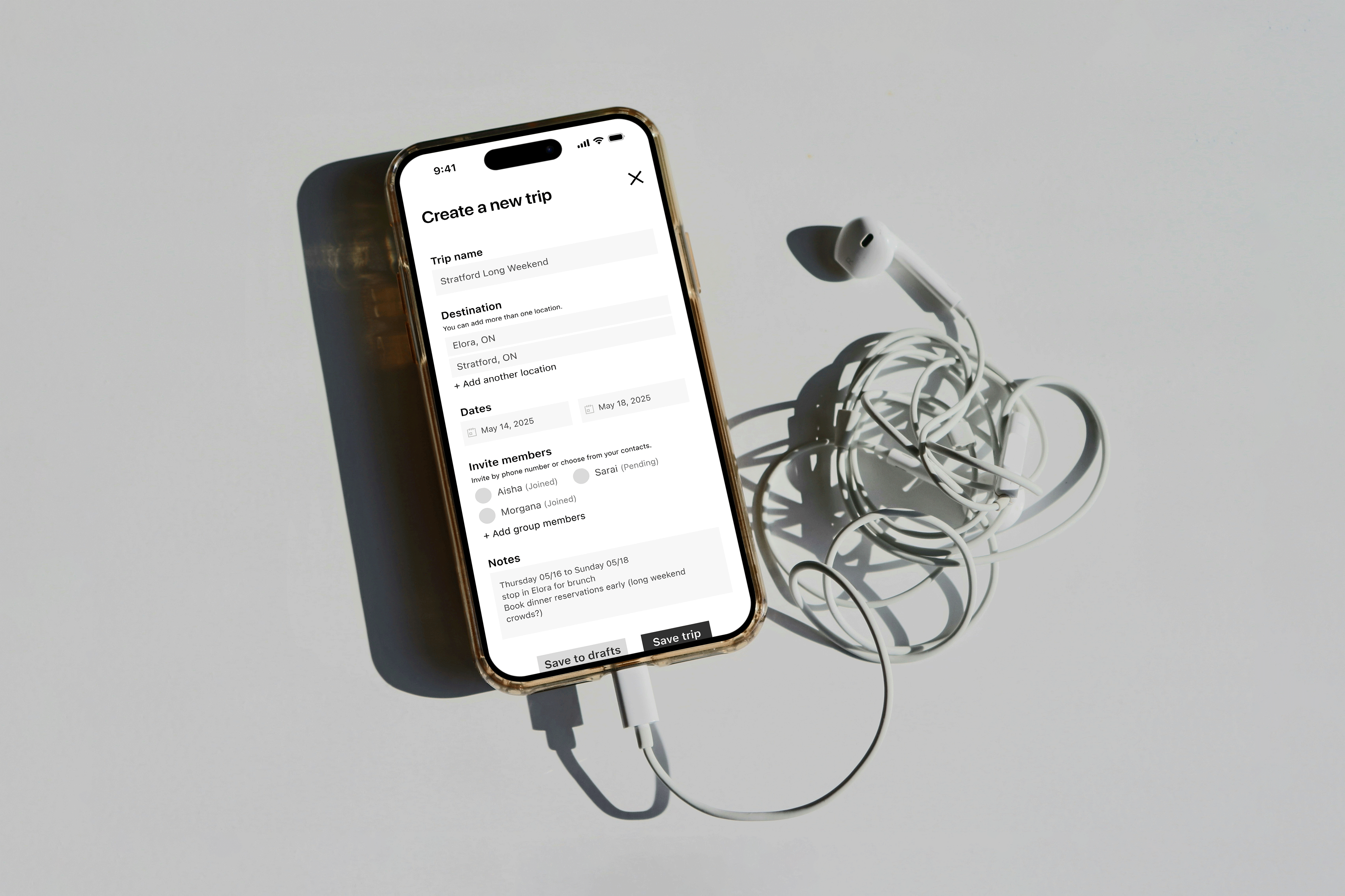 Feed redesign mockup